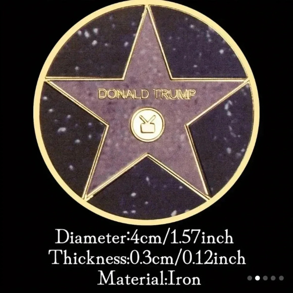 Purple Star Collectible Coin US President Collection coin. NWT.. - Picture 1 of 5